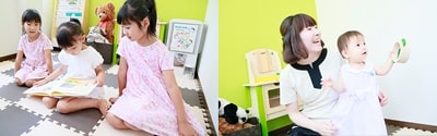 キッズスペース・託児所 お子さんが遊んでいる様子